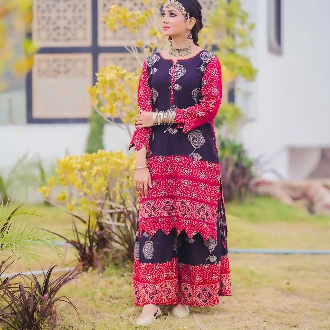 Two Tone Phulkari