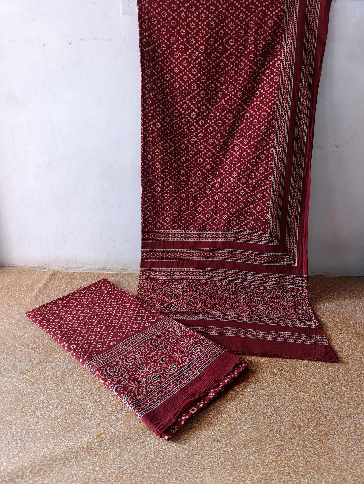 Maroon Floral Design