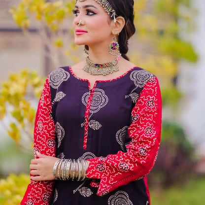 Two Tone Phulkari